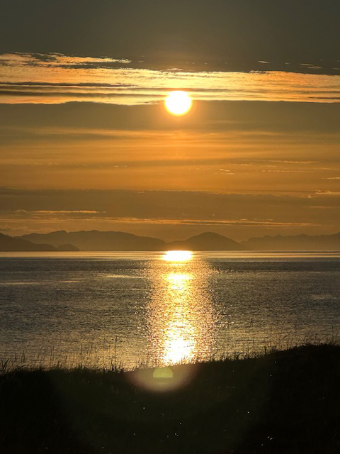 A view off the beach of Gustavus worthy of a poem. 